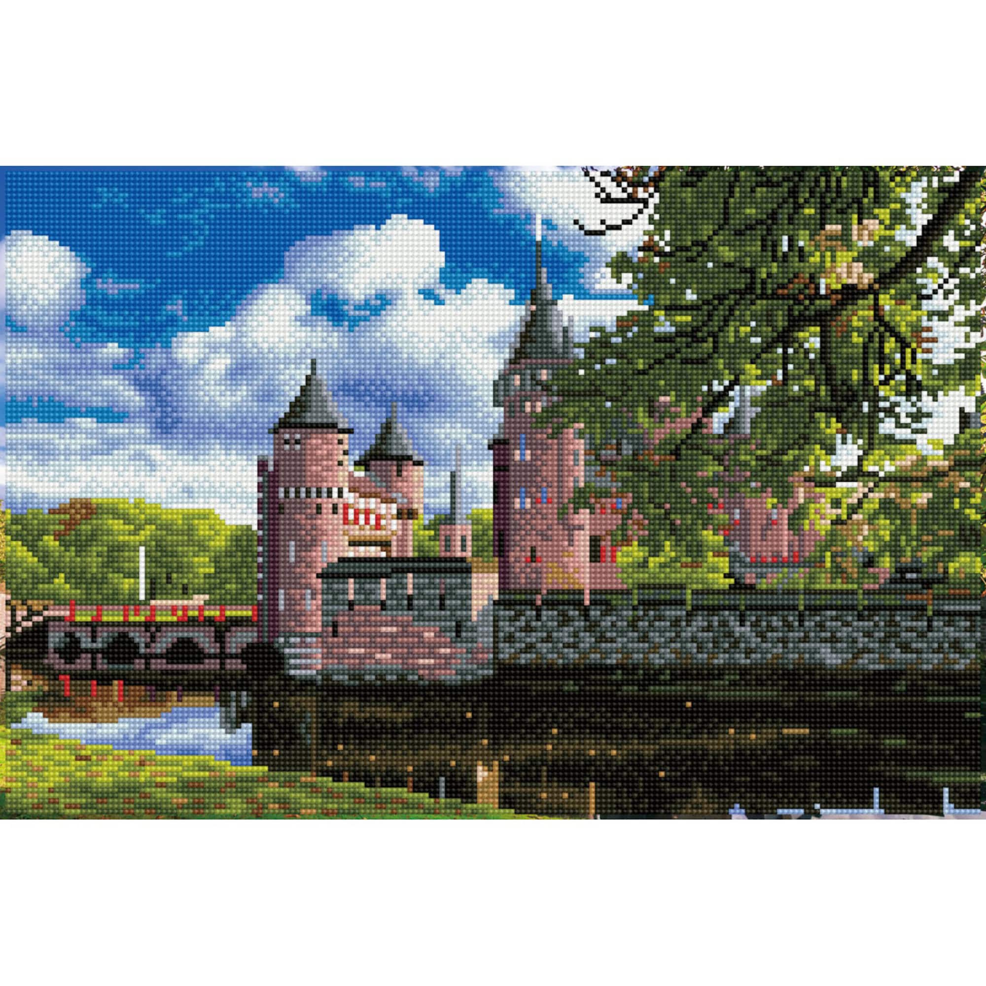 Diamond Dotz® De Haar Medieval Castle, Holland Diamond Painting Kit